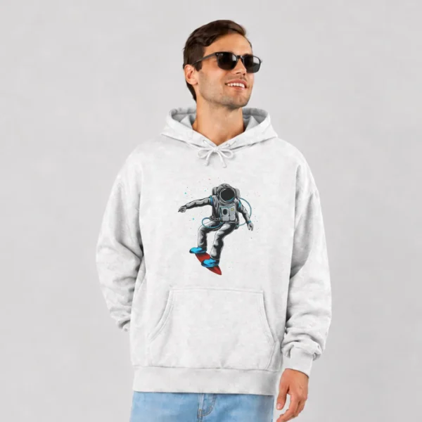 هودی فضانورد اسکیت‌سوار طرح Space Skater کد 8262