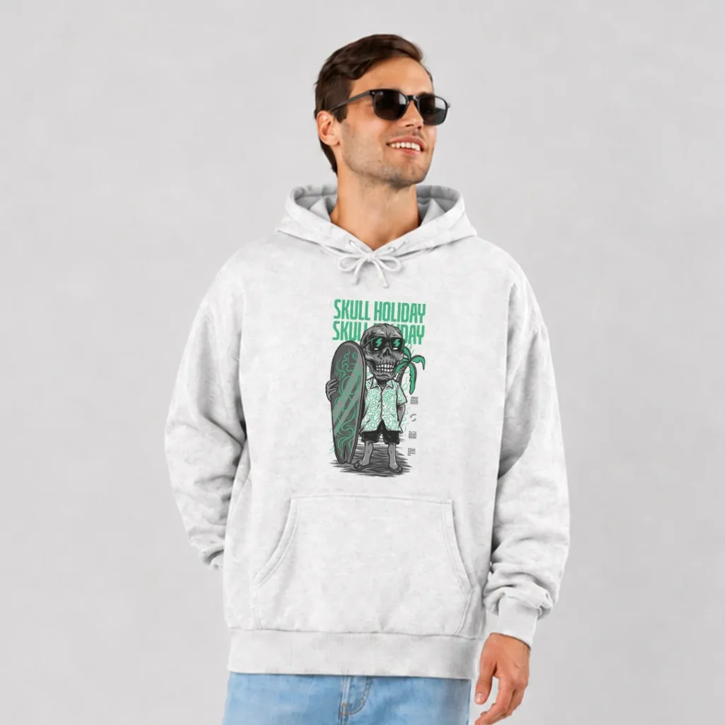 هودی جمجمه طرح Skull Holiday کد 8652