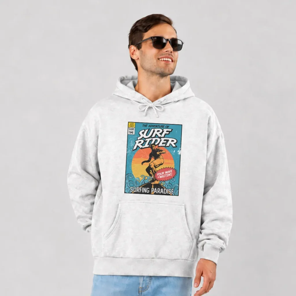 هودی کمیک طرح موج‌سواری (Surf Rider) کد 9131