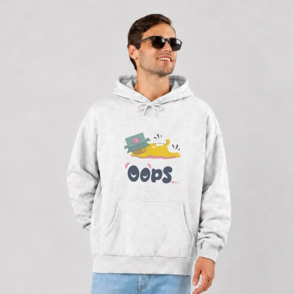 هودی گربه کارتونی طرح Oops کد 9324