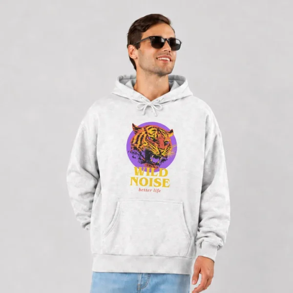 هودی ببر طرح Wild Noise کد 9600