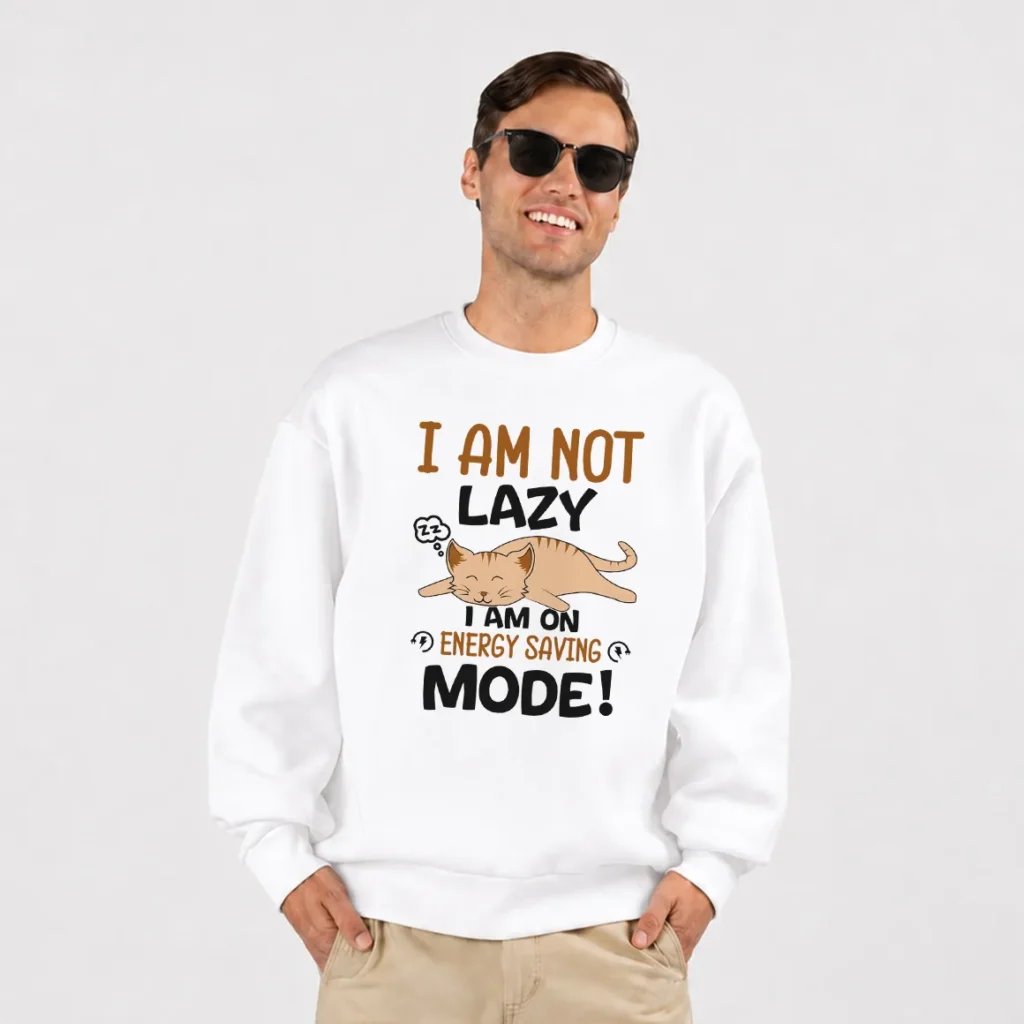 دورس گربه طرح I Am Not Lazy کد 10349