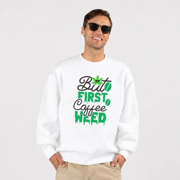 دورس نوشته But First Coffee Weed کد 13820