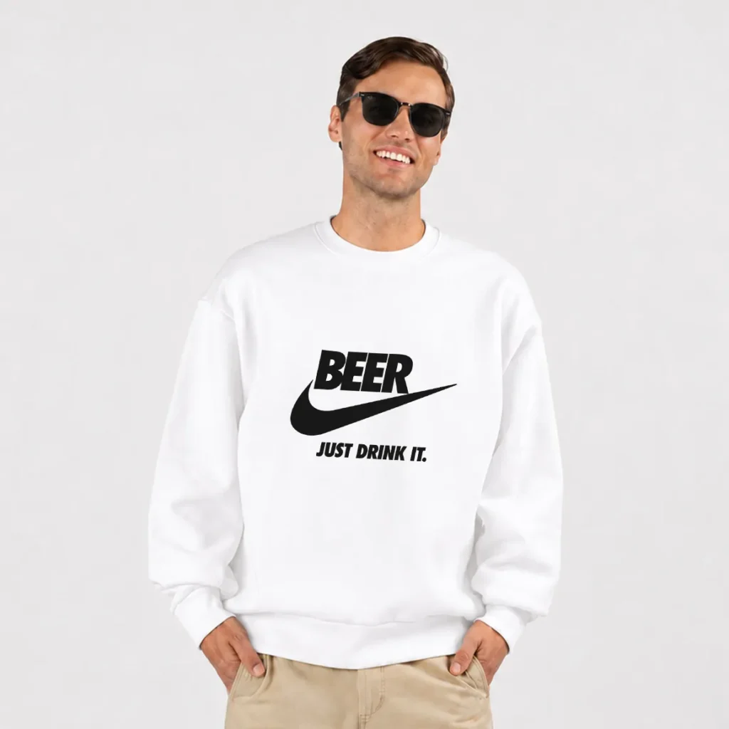 دورس طرح لوگوی طنز Beer Just Drink It کد 14566
