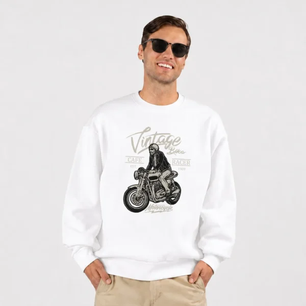 دورس موتورسیکلت طرح Vintage Bike Cafe Racer کد 15347