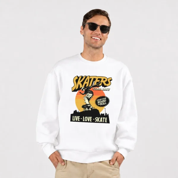 دورس اسکیت‌برد طرح Skaters Live Love Skate کد 16730