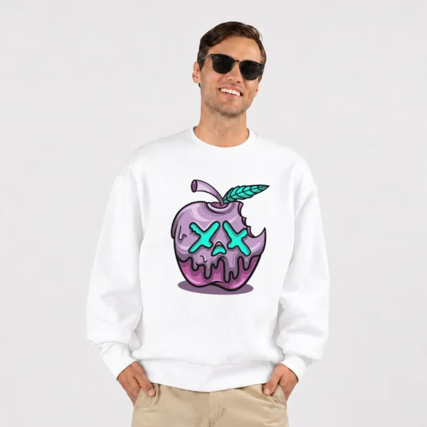 دورس طرح سیب کارتونی گازخورده کد 18706