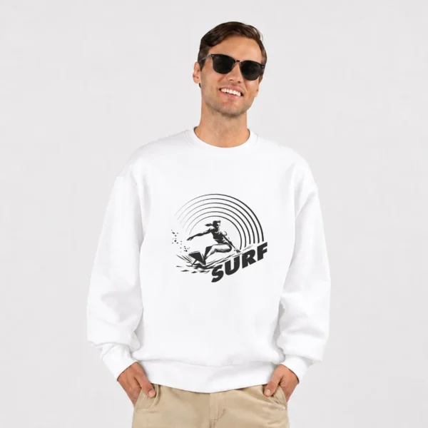 دورس موج‌سواری طرح سیلوئت با نوشته Surf کد 20526