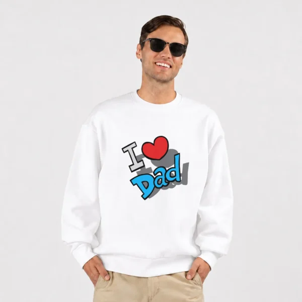 دورس روز پدر طرح تایپوگرافی I Love Dad