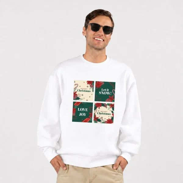 دورس کریسمس طرح کلاژ Let It Snow و Love Joy کد 2647