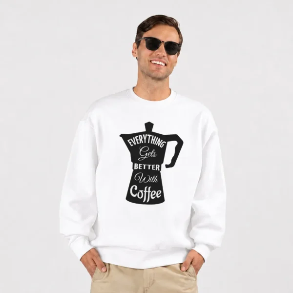 دورس قهوه طرح Everything Gets Better With Coffee