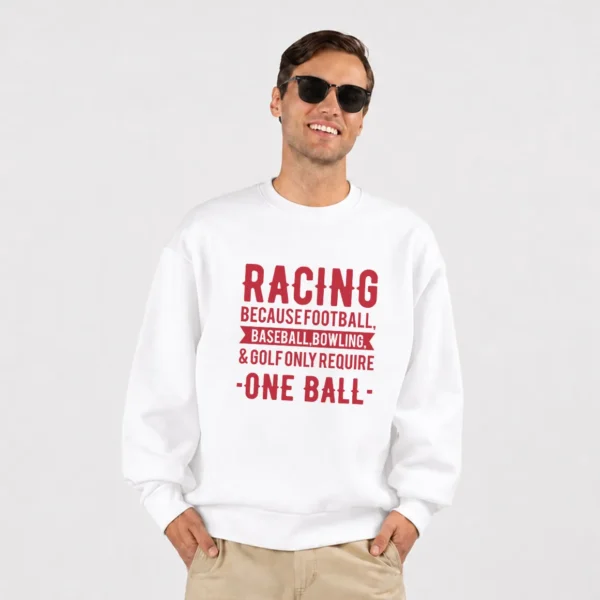 دورس طنز ورزشی طرح Racing Because Other Sports Only Require One Ball