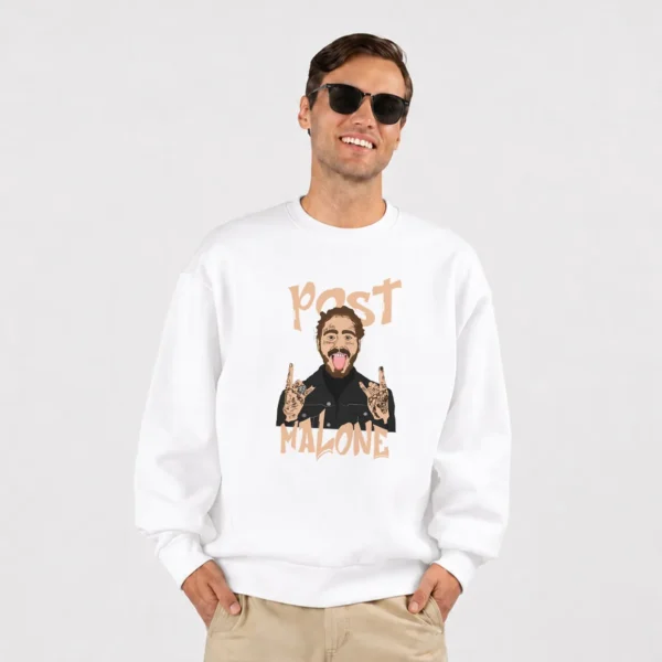 دورس پست مالون طرح پرتره کارتونی و تتو (Post Malone) کد 852