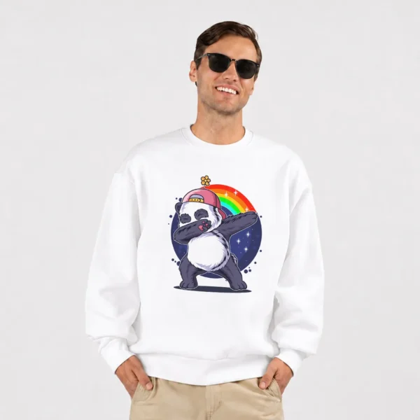 دورس پاندای داب طرح رنگین‌کمان کارتونی کد 8885