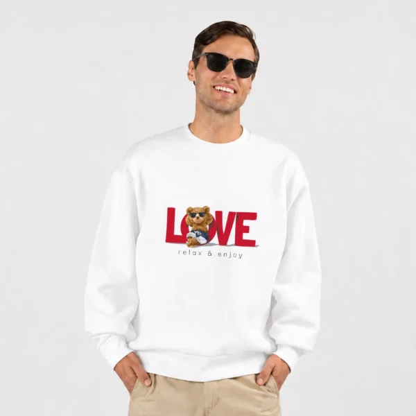 دورس خرس تدی طرح Love Relax and Enjoy کد 9964