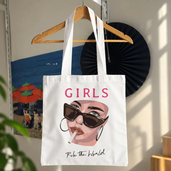 توت بگ دختر طرح Girls Rule the World کد 10057