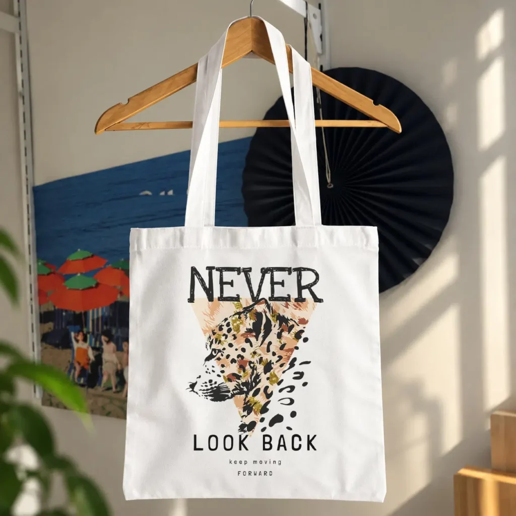 توت بگ پلنگ طرح Never Look Back کد 10064