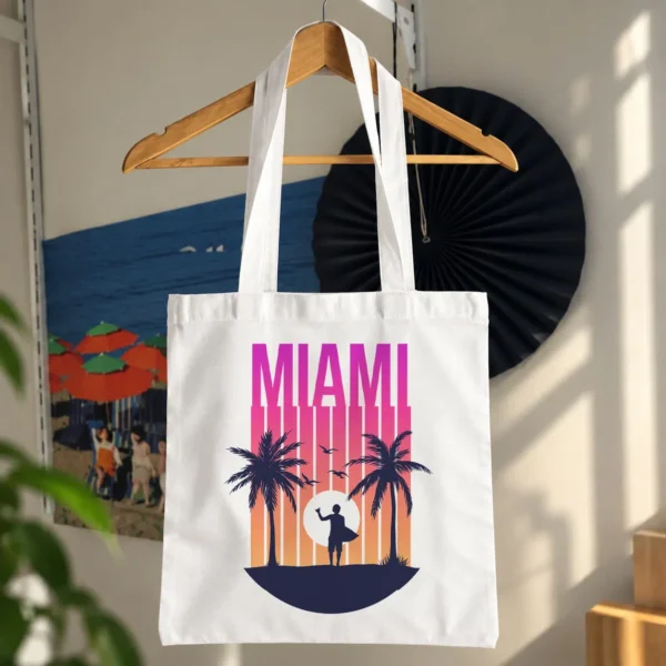 توت بگ ساحلی میامی طرح Miami Sunset کد 10850
