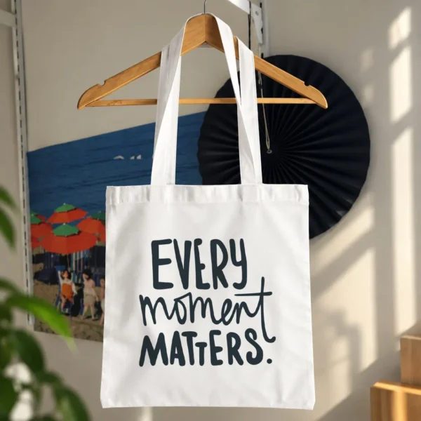 توت بگ تایپوگرافی Every Moment Matters کد 10916