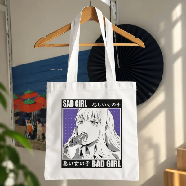 توت بگ انیمه طرح دختر غمگین (Sad Girl) کد 10940
