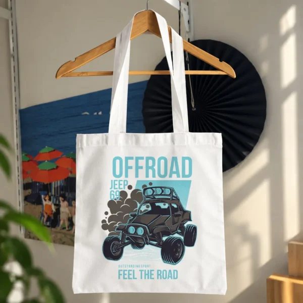 توت بگ جیپ آفرود طرح Feel the Road کد 11754