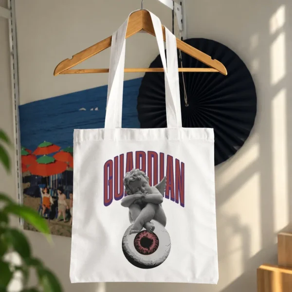 توت بگ فرشته روی کره چشم طرح Guardian