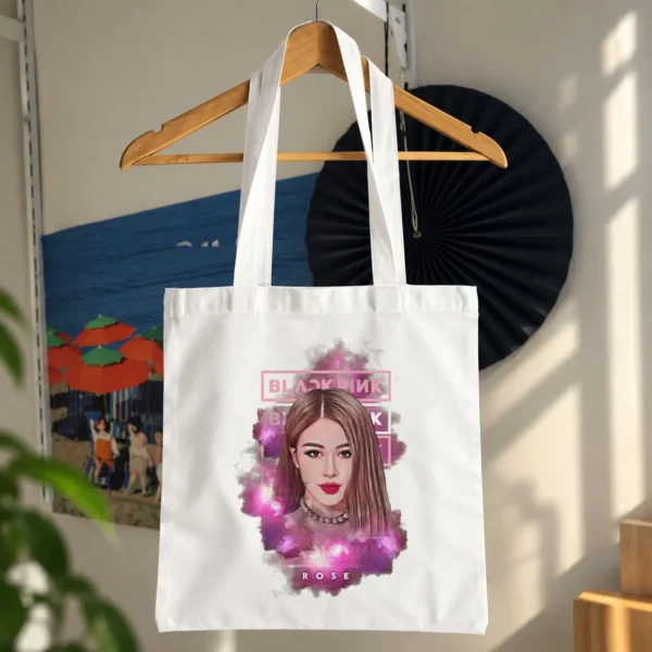 توت بگ بلک پینک طرح پرتره رزی (Rosé) کد 12127