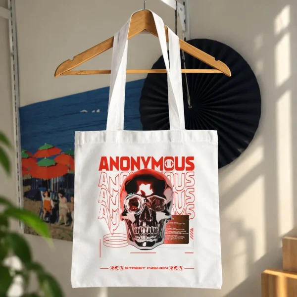 توت بگ جمجمه طرح Anonymous استریت فشن کد 12606