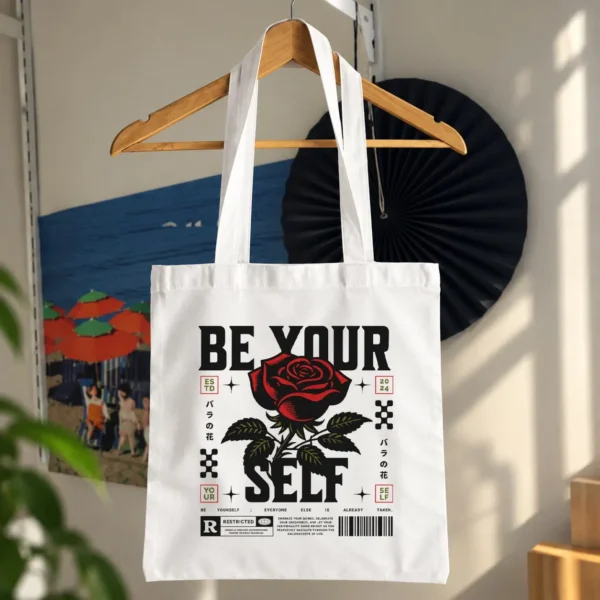 توت بگ گل رز طرح خودت باش (Be Yourself) کد 13226