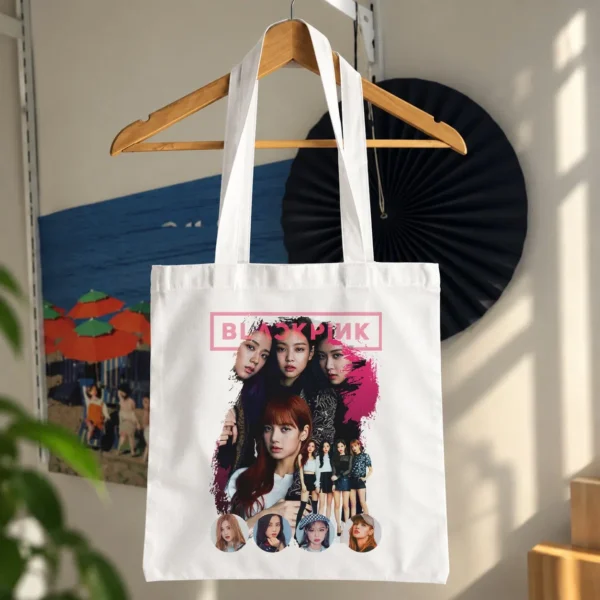 توت بگ گروه بلک‌پینک طرح کلاژ اعضا (BLACKPINK) کد 13524