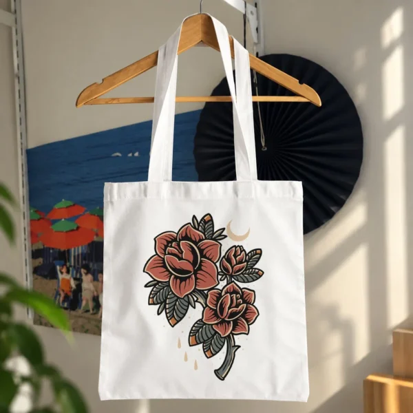 توت بگ گل رز طرح وینتیج (Vintage Roses) کد 13571