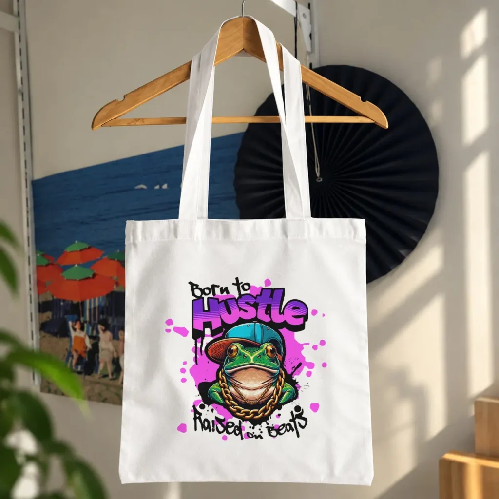 توت بگ قورباغه طرح Born to Hustle کد 13644
