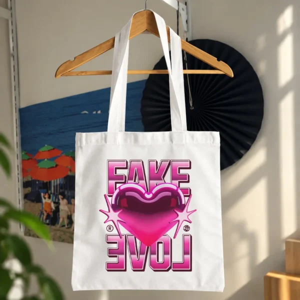 توت بگ طرح قلب Fake Love کد 13847