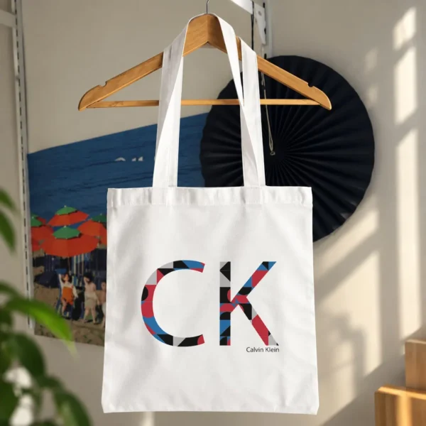 توت بگ طرح لوگوی رنگارنگ CK Calvin Klein کد 14422