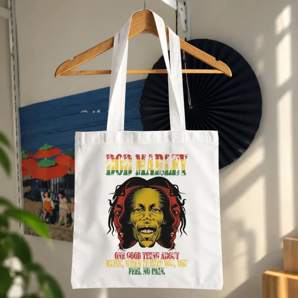 توت بگ طرح پوستر باب مارلی (Bob Marley) کد 14573