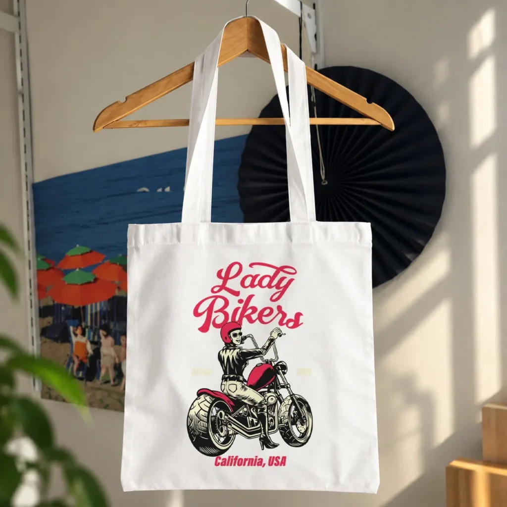 توت بگ موتورسواری طرح Lady Bikers کد 14994