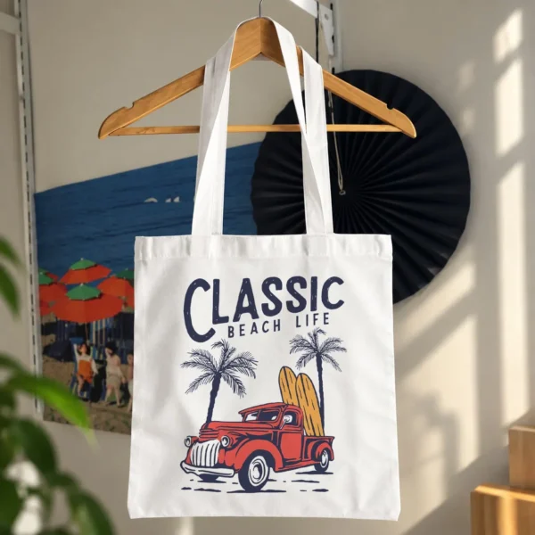 توت بگ وانت کلاسیک طرح Classic Beach Life کد 15026