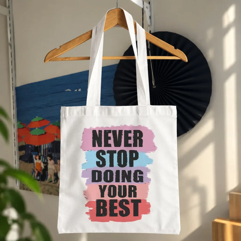توت بگ طرح انگیزشی Never Stop Doing Your Best کد 15136