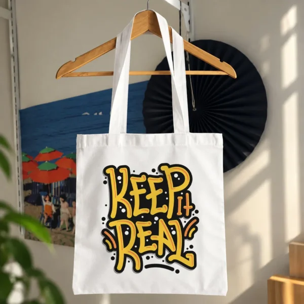 توت بگ گرافیتی طرح نوشته Keep It Real کد 15152