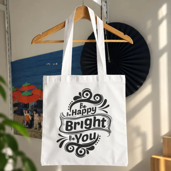 توت بگ تایپوگرافی Be Happy Bright Be You کد 15843