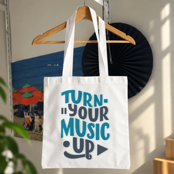 توت بگ موسیقی طرح Turn Your Music Up کد 15998