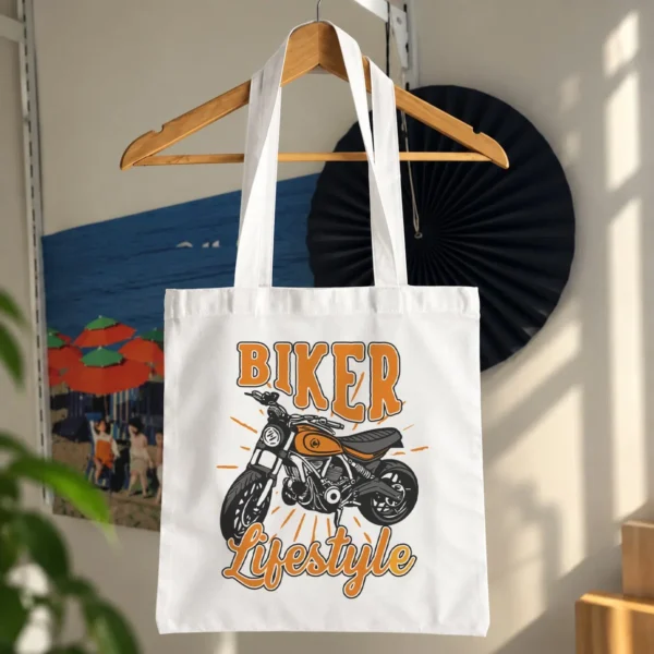 توت بگ موتورسیکلت طرح Biker Lifestyle کد 16532