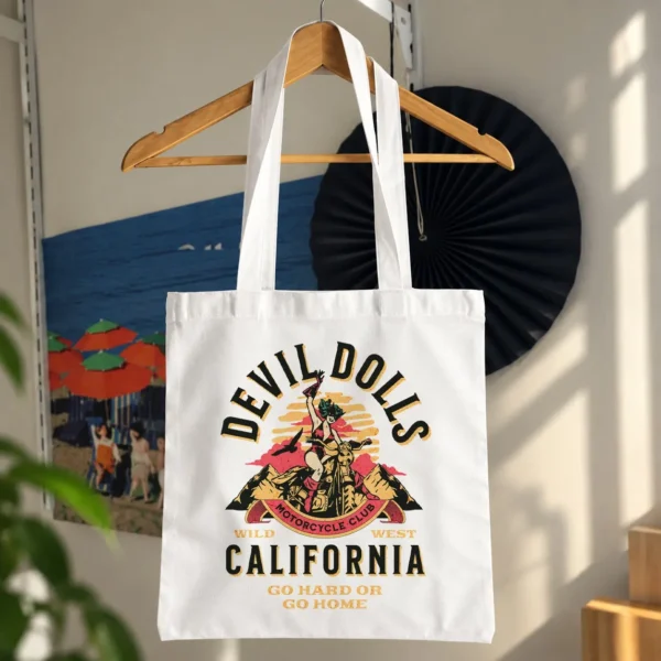 توت بگ موتورسیکلت طرح Devil Dolls California کد 17911