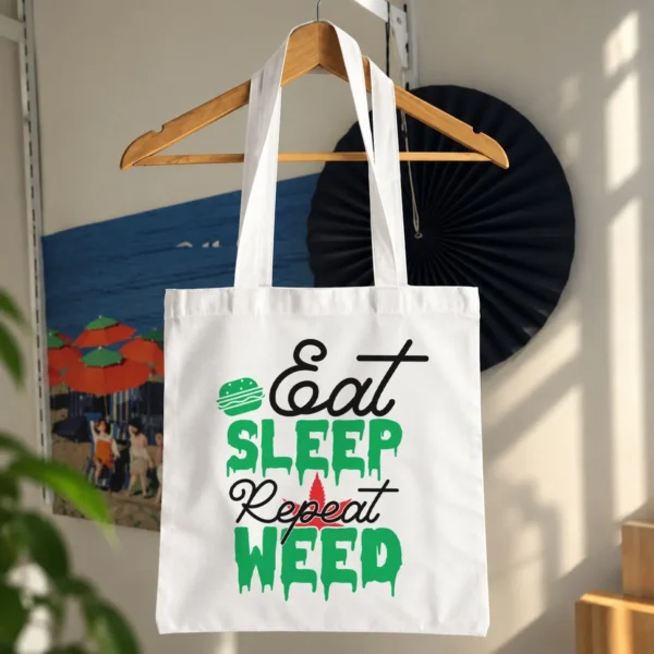 توت بگ طرح Eat Sleep Repeat Weed کد 18349