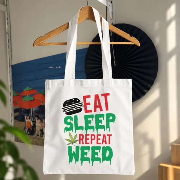 توت بگ طرح Eat Sleep Repeat Weed کد 18353