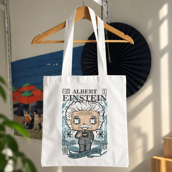 توت بگ آلبرت اینشتین طرح کارتونی (Albert Einstein) کد 18389