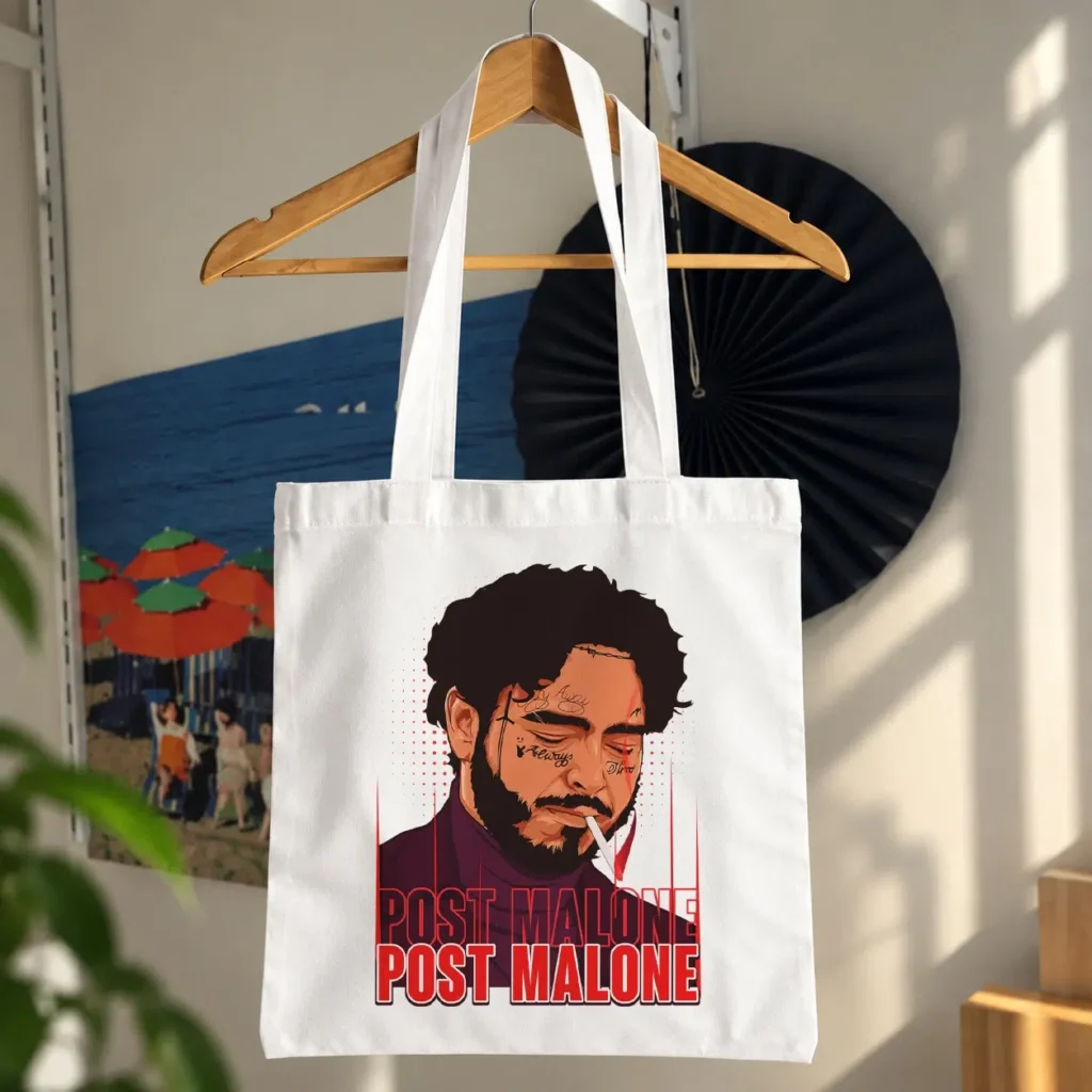 توت بگ پست مالون طرح پرتره (Post Malone) کد 18676