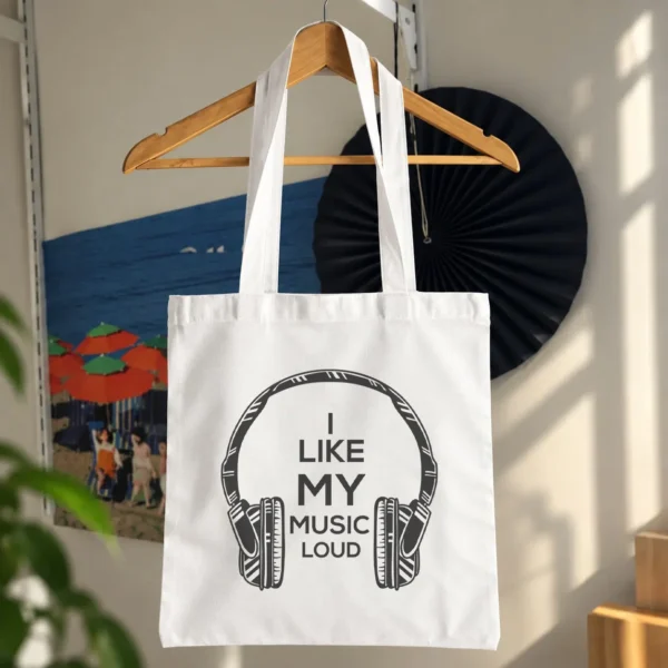 توت بگ هدفون طرح I Like My Music Loud کد 19178