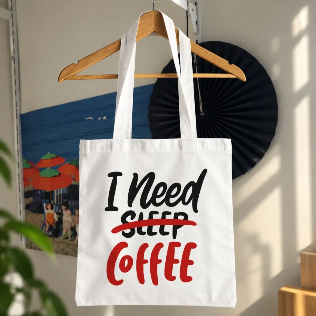 توت بگ نوشته I Need Coffee کد 19503