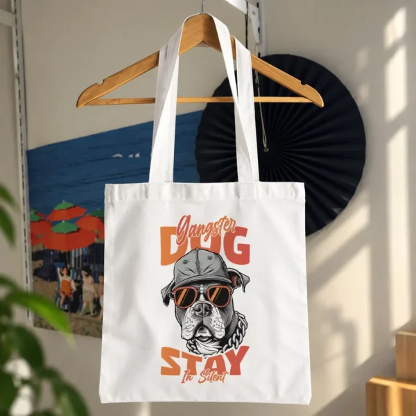 توت بگ سگ بولداگ طرح عینک (Gangster Dog) کد 19628